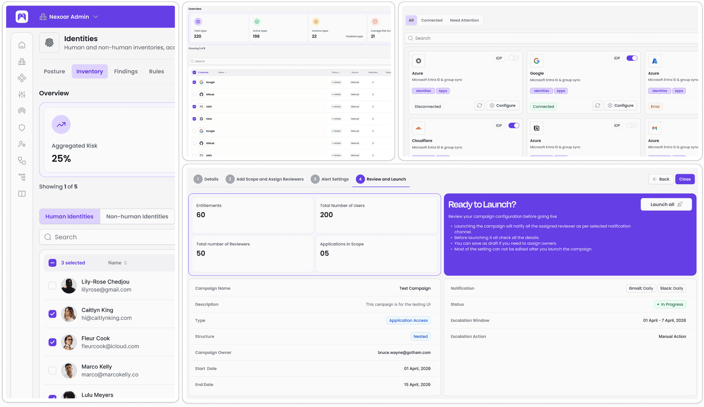Nexoar dashboard mockup